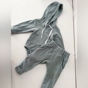 Baby Hoodie Bodysuit & Joggers set